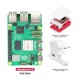 Paket Raspberry Pi 5 4GB RAM with Official Power Supply and Case