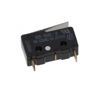 Subminiature Limit Switch Hinge Lever SPST-NC Omron 5A 125VAC IP40 SS-5GL-2