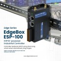 EdgeBox ESP100 Industrial Edge Controller WiFi BLE 4G LTE DIO AIO Ethernet CAN RS485