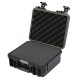 Hard Case Storage Tool Box Kotak Perkakas Hitam 318x280x150mm
