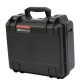 Hard Case Storage Tool Box Kotak Perkakas Hitam 318x280x150mm
