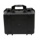 Hard Case Storage Tool Box Kotak Perkakas Hitam 428x350x230mm