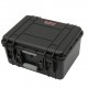 Hard Case Storage Tool Box Kotak Perkakas Hitam 428x350x230mm