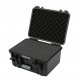 Hard Case Storage Tool Box Kotak Perkakas Hitam 428x350x230mm