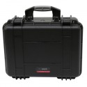 Hard Case Storage Tool Box Kotak Perkakas Hitam 428x350x230mm
