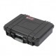 Hard Case Storage Tool Box Kotak Perkakas Hitam 425x325x118mm