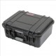 Hard Case Storage Tool Box Kotak Perkakas Hitam 479x387x210mm