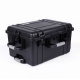 Hard Case Storage Tool Box Kotak Perkakas Trolley Hitam 610x440x326mm