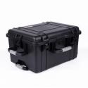 Hard Case Storage Tool Box Kotak Perkakas Trolley Hitam 610x440x326mm