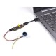 Round 2D Codes Scanner Module, Barcode/QR Code Reader with LED Indicator