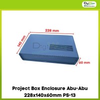 Project Box Enclosure Abu-Abu 228x140x60mm PS-13
