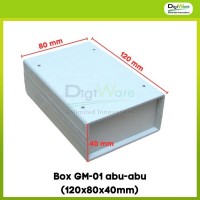 Box GM-01 abu-abu (120x80x40mm)