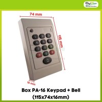 Box PA-16 Keypad + Bell (115x74x16mm)