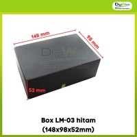 Box LM-03 hitam (148x98x52mm)