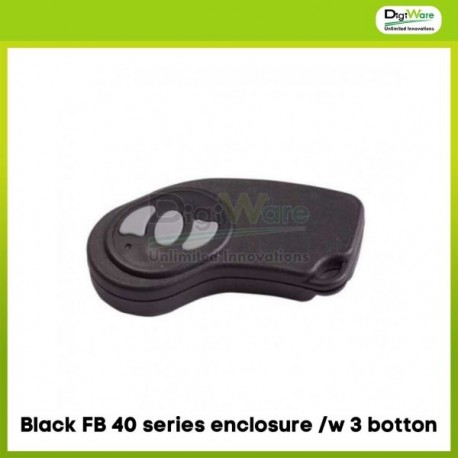 Black FB 40 series enclosure /w 3 botton