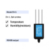 Soil Temperature Humidity Moisture Sensor with RS485 Output