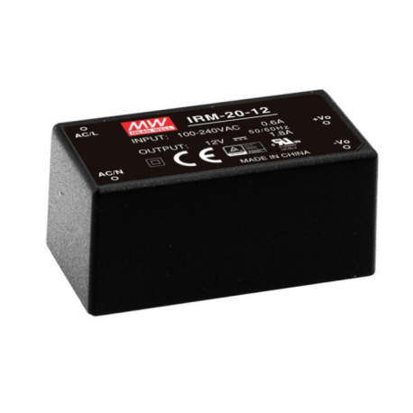 Switching Power Supply Mean Well IRM-20-5 5V 4A