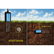 Soil Temperature Humidity Moisture Conductivity EC PH Sensor with RS485 Output