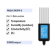 Soil Temperature Humidity Moisture Conductivity EC PH Sensor with RS485 Output