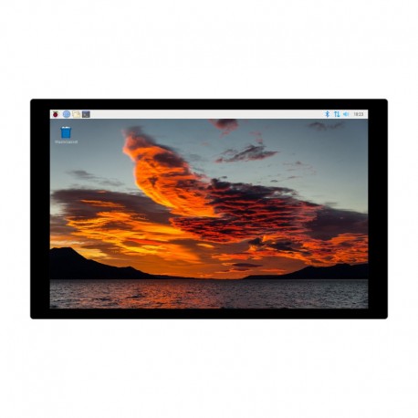 10.1 inch Capacitive Touch Display Optical Bonding Toughened Glass Panel 1280x800 IPS HDMI Various Systems Support