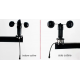 Wind Speed Sensor 0-60m/s Aluminum Alloy with NPN Output