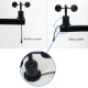 Wind Speed Sensor 0-70m/s Polycarbonate Body with NPN Output