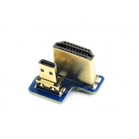 Adapter HDMI Male to Micro HDMI Male Connector for HDMI LCD Raspberry Pi 4