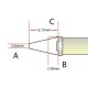 Flat Tip for Hot Tweezers Aoyue