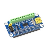 High-Precision AD HAT For Raspberry Pi ADS1263 10 Channel 32 Bit ADC