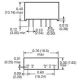 IH0524S-H DC-DC Converter SIP Dual Output, 2W, ±24V, 42mA