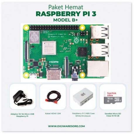 Paket Hemat Raspberry Pi 3 Model B+