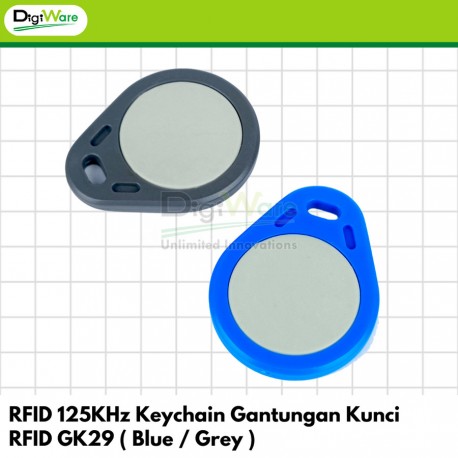 RFID 125KHz Keychain Gantungan Kunci RFID Black GK29