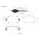 Industrial EC & TDS Sensor MODBUS-RTU RS485 & 0-2V Analog Voltage with Waterproof Aviation Connector