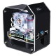 Mini Raspberry Pi Desktop NAS Support up to 2TB M.2 SATA SSD with ICE Tower Cooler and Oled Display for Raspberry Pi 4