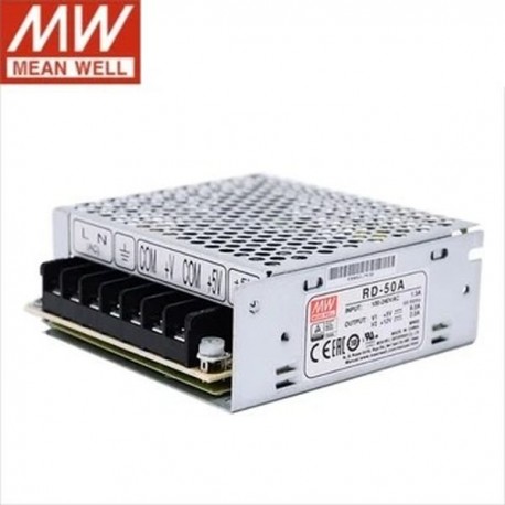 Dual Output Switching Power Supply Mean Well RD-50A 5V 6A, 12V 2A