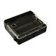 BBC Microbit Enclosure High Impact Polystyrene Black Transparent 30.6 x 37.5 x 56.1mm MC002145