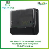 BBC Microbit Enclosure High Impact Polystyrene Black Transparent 30.6 x 37.5 x 56.1mm MC002145