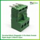 Terminal Block Pluggable 3 Pin Male Female Right Angle 3.96mm Hijau