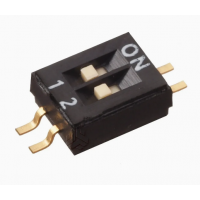 DIP Switch Slide 2P SMT 6.2x6.4mm