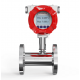 Turbine Flowmeter Stainless Steel 3/4 inch Flange LCD Pulse Output 1 RS485 1.0MPa 2Cr13 Impeller IP68 24VDC