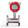 Turbine Flowmeter Stainless Steel 3/4 inch Flange LCD Pulse Output 1 RS485 1.0MPa 2Cr13 Impeller IP68 24VDC