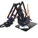 Arm Robot Kit Acrylic DIY Rangka Robot Lengan 4 DOF Arduino Hitam