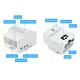 DIN Rail ABS Case for Raspberry Pi 5 Large Inner Space