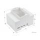 DIN Rail ABS Case for Raspberry Pi 4 Large Inner Space