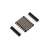 RGB MATRIX 6x10 for XIAO and QTPy 1mm x 1mm WS2812B LED 21 x 17.5mm Thumb-sized Wearable