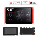5 inch CrowPanel HMI ESP32 Display 800x480 RGB TFT LCD Touch Screen Compatible Arduino/LVGL/PlatformIO/Micropython Without Acry