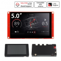 5 inch CrowPanel HMI ESP32 Display 800x480 RGB TFT LCD Touch Screen Compatible Arduino/LVGL/Micropython without Acrylic Case