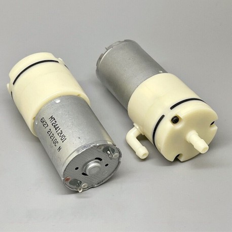 2-Pack 370 Motor Mini Air Pump - DC 5V/6V Vacuum Pump For DIY Projects, Negative Pressure