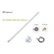 8dBi Fiberglass LoRa Outdoor Antenna N-Female Type to RP-SMA 902-928MHz White 1300mm