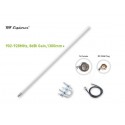 8dBi Fiberglass LoRa Outdoor Antenna N-Female Type to RP-SMA 902-928MHz White 1300mm